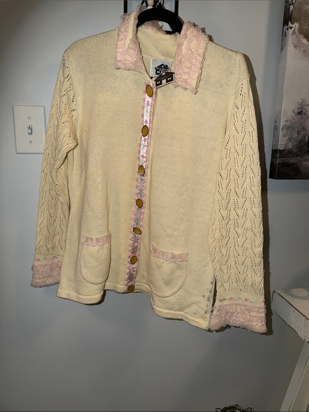⭐️NWT Storybook knits  Romantic  Roses Esvape⭐️